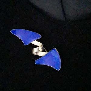 Norwegian enamel, sterling brooch
